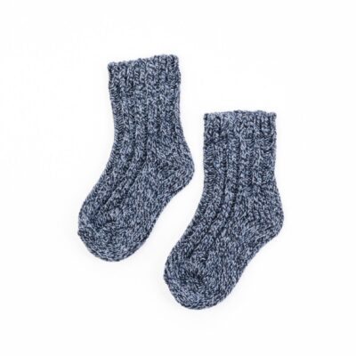 Dziecięce skarpety z wełny Merino Melanż