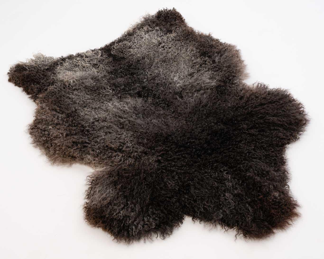 Skóra Owcza Gotland Długi Włos 95-105 cm – Skandynawska Premium Szara - obrazek 2