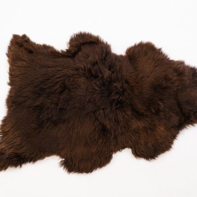 Skóra owcza dekoracyjna brązowa