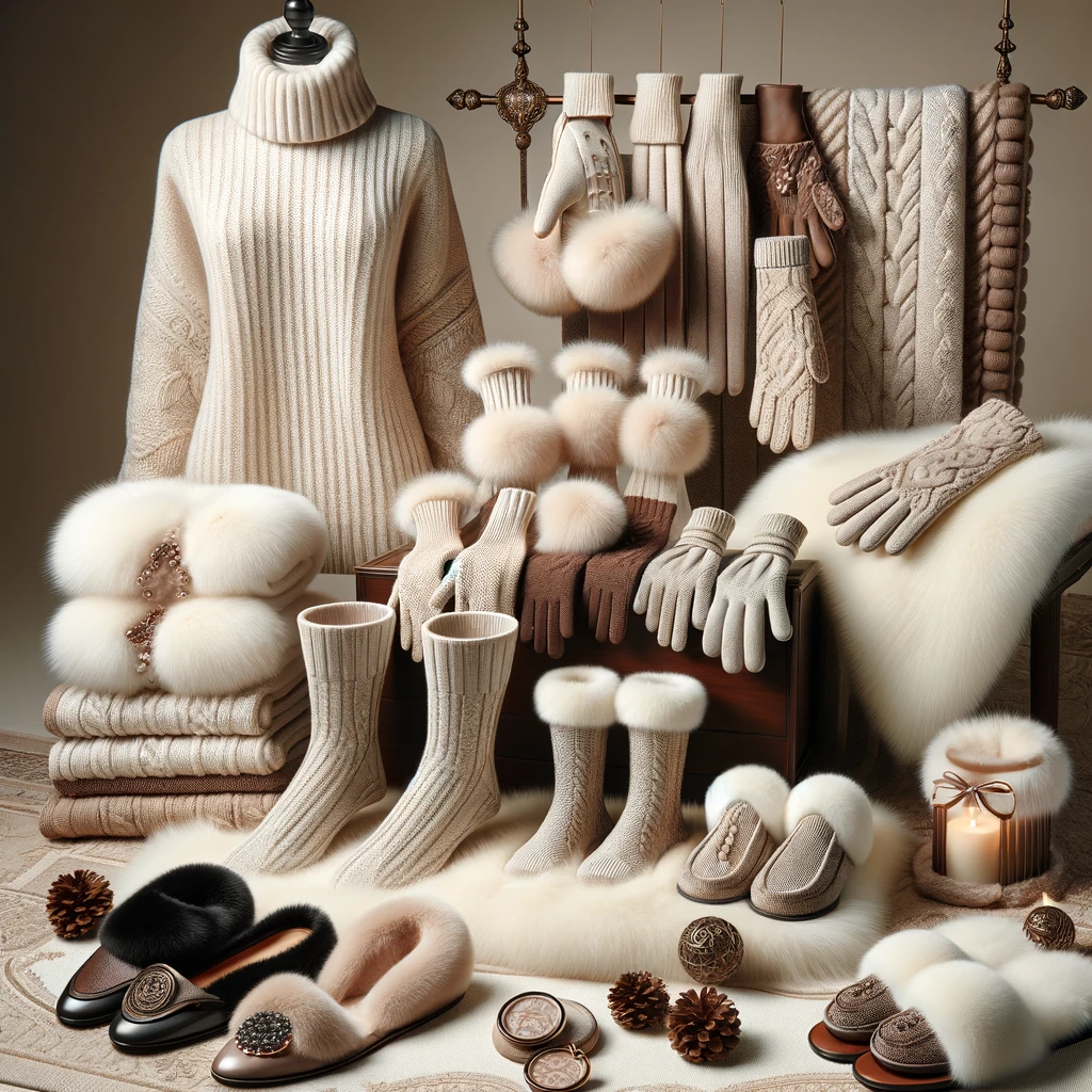 Produkty ze skóry owczej