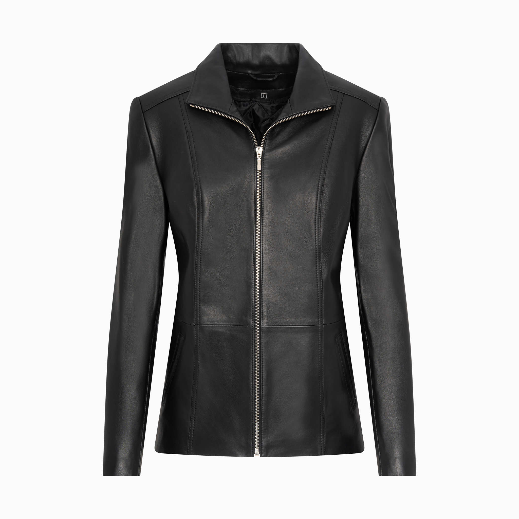 Damska Czarna Kurtka Skórzana ZUZA