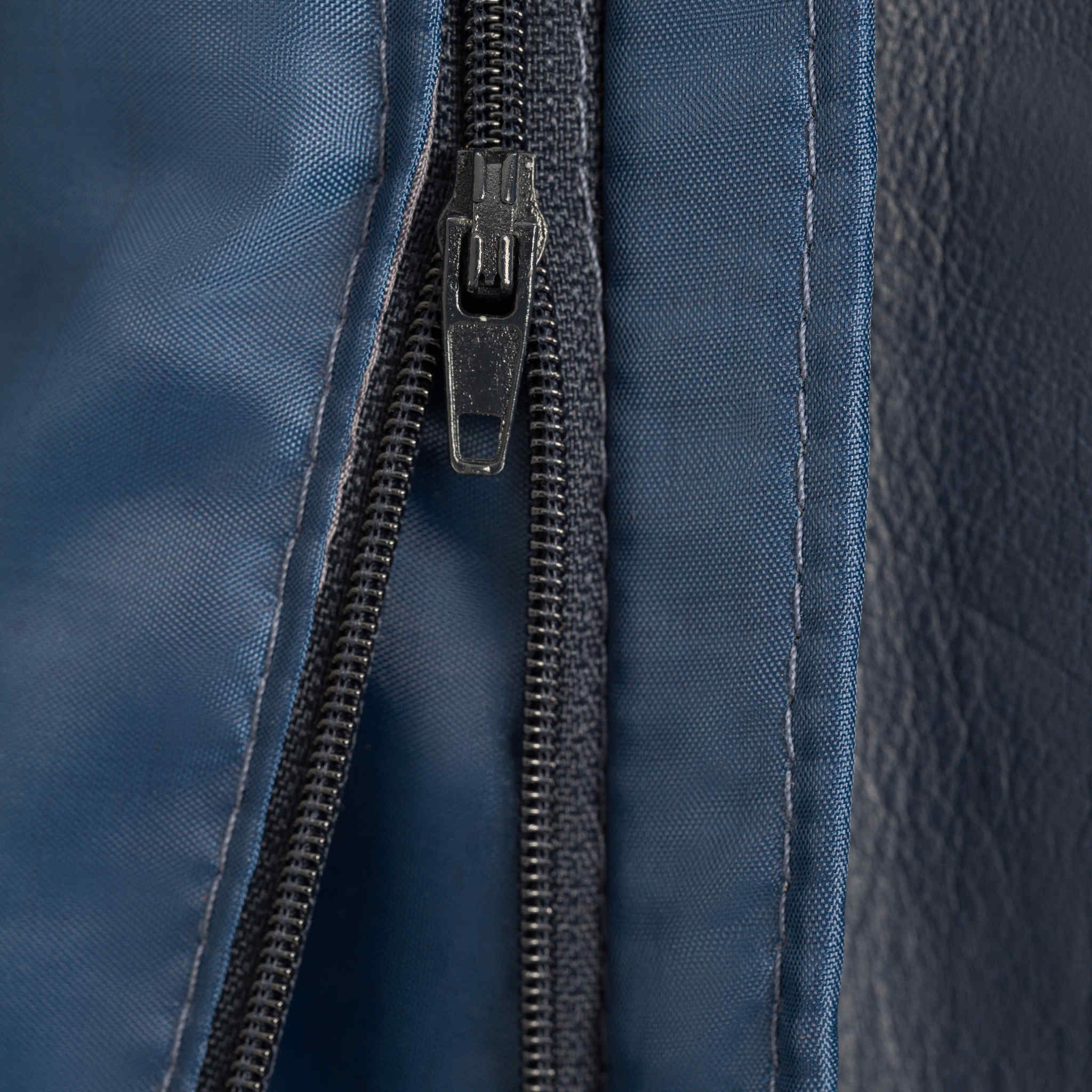 Damska Granatowa Kurtka Skórzana ZUZA