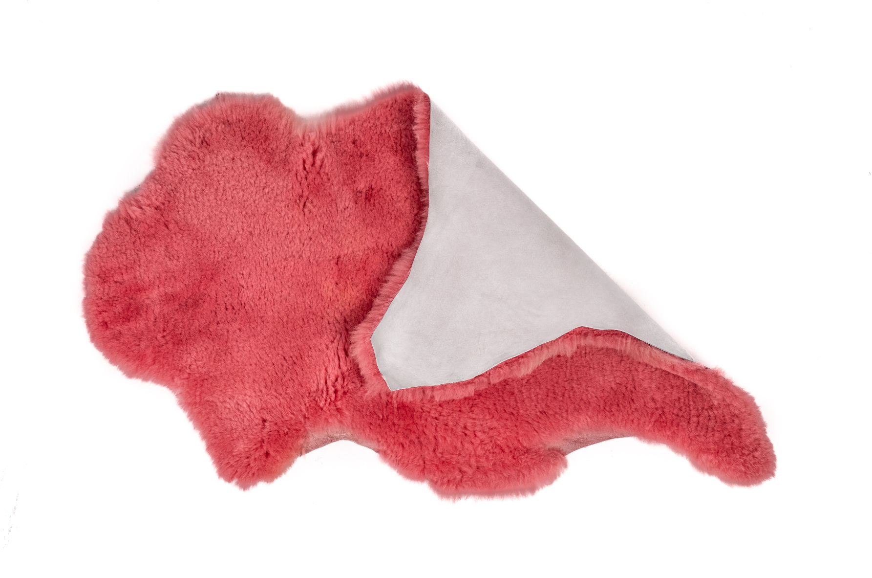 Skóra Owcza Dekoracyjna Różowa - 95 cm - obrazek 2