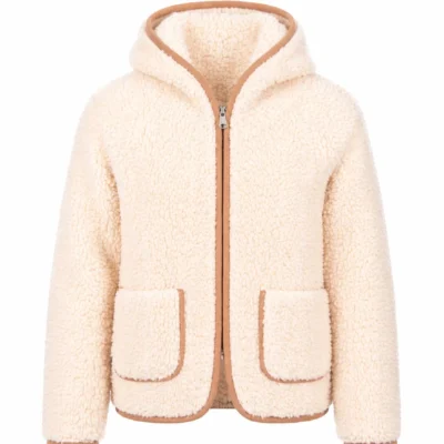 Bluza z runa owczego braz z naturalnej wełny owczej
